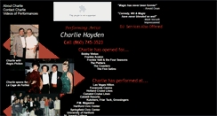 Desktop Screenshot of charlie-hayden.com